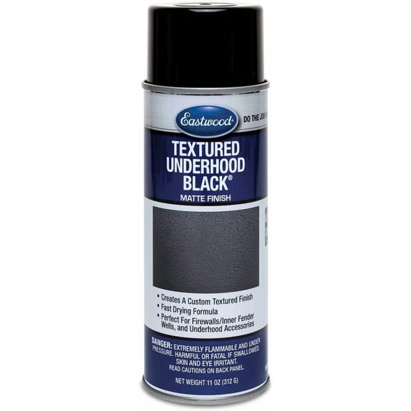 Eastwood Textured Underhood Black Aerosol – Durable Textured Engine Bay Coating