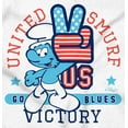 thumbnail image 2 of United Smurf Americana Varsity Unisex Plus Size Hoodie Brisco Brands 2X, 2 of 5