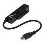 SIIG USB 3.1 Gen 1 to 6Gb/s SATA Adapter - Type-C - storage controller - eSATA 6Gb/s - USB 3.1