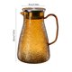 thumbnail image 3 of Jarra acrílica para agua fría con tapa coladora, tetera de plástico transparente para té helado y zumo para nevera, diseño martillado 1,0L 1,5L 1,8L, 3 of 6