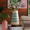 Large Vintage Palm Decorative Vase by Drew Barrymore Flower Home
