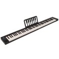 thumbnail image 3 of 88 Key Folding Electric Piano, Full Size Keyboard With Built In Speaker, Portable  Piano With MIDI Function, 3 of 8
