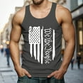 thumbnail image 2 of Ierhent 4th of July Tank Top Men Men's Sleeveless Workout Swim Shirt Quick Dry Athletic Running Gym Muscle Beach Tank Top(Z-Dark Gray,XXL), 2 of 4