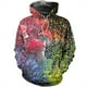 thumbnail image 2 of Sudadera con capucha con estampado 3D de hongo arcoíris para hombre, sudadera con patrón psicodélico, tops casuales de manga larga para la calle, sudaderas holgadas, 2 of 5