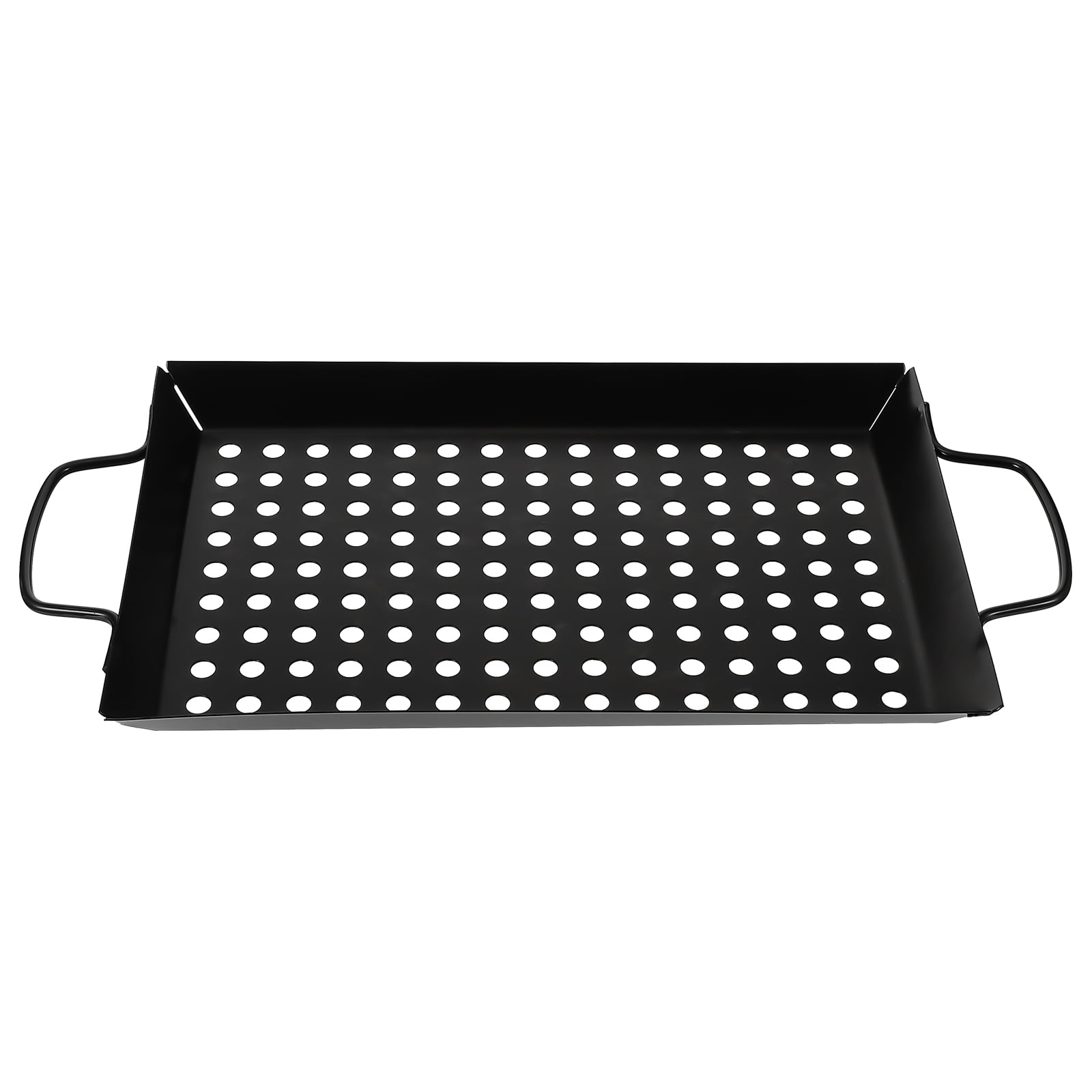Large Non-Stick Cast Iron Pan Tray Reversible Griddle Plate Barbecue Grill Pan 