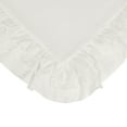 thumbnail image 6 of REGALWOVEN Triple Ruffle Pillowcases, Set of 2 Pillow Covers, Bedding Pillow Shams with Envelope Closure Queen (20"x30") White, 6 of 7