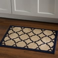 thumbnail image 3 of Linon Home Décor Elegance Area Rug Collection, Beige and Navy, 2' x 3', 3 of 3