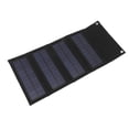 thumbnail image 2 of Bolsa de carga de panel solar de 40 W, 4 pliegues, bolsa plegable, cargador de panel solar monocristalino plegable para acampar al aire libre, senderismo, carga de emergencia, negro, 2 of 5