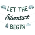 thumbnail image 1 of Decoraciones para baby shower Sursurprise Adventure Deja que comience la aventura, 1 of 6