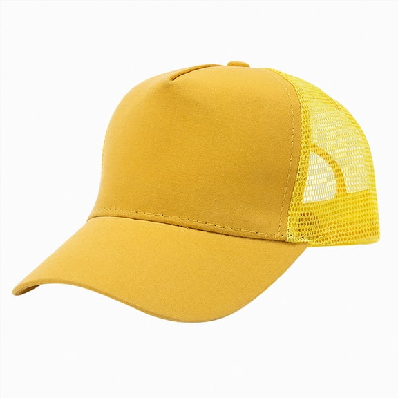 dmqupv Baseball Cap Toddler Kids Embroidered Baseball Cap Breathable Adjustable Sun Protection Hat for Boys Girls Summer Outdoor Activities Yellow,One Size
