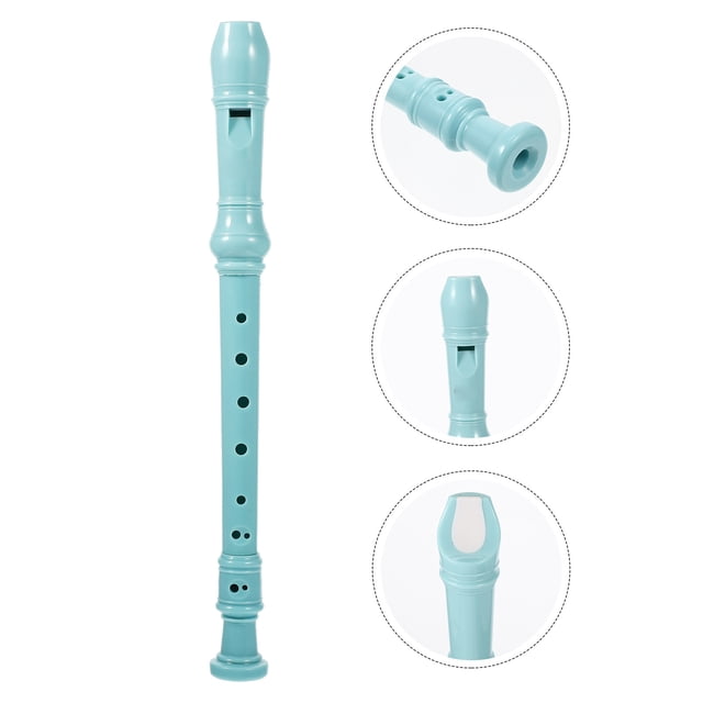 OULII 1Set Blue 8 Hole Plastic Clarinet Beginner Wind Instrument Lightweight Professional Music Instrument
