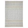 thumbnail image 2 of 5' x 7' Blue Oriental Flatweave Handmade Distressed Area Rug With Fringe, 2 of 4