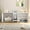 White, variant on CazToi 55 Inch Double Litter Box Enclosure Modern Hidden Cat Furniture for 2 Cats Wooden TV Stand Side Table Pet House
