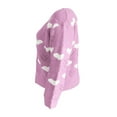 thumbnail image 5 of Tricot à Motif Cœur pour Femmes Automne et Saint-Valentin, Manches Longues, Col en V, Ample, Rose P, 5 of 5