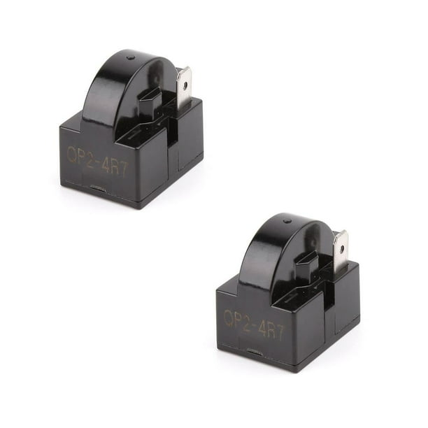 2x QP24R7 Start Relay for QP24.7 QP24.7G Refrigerator PTC 4.7Ohm