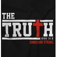 thumbnail image 2 of Truth John 14:6 Christian Verse Hoodie Sweatshirt Women Men Brisco Brands L, 2 of 6