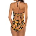 thumbnail image 4 of NICKSUN Maillot de Bain une Pièce pour Femmes Contrôle du Ventre Maillot de Bain Modeste Col en V, 4 of 7