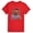 RED, variant on Peanuts - Franklin Baseball - Men's Short Sleeve Graphic T-Shirt