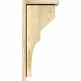 thumbnail image 3 of 8"W x 10"D x 22"H Monterey Rough Sawn Corbel w/Backplate, Douglas Fir, 3 of 9