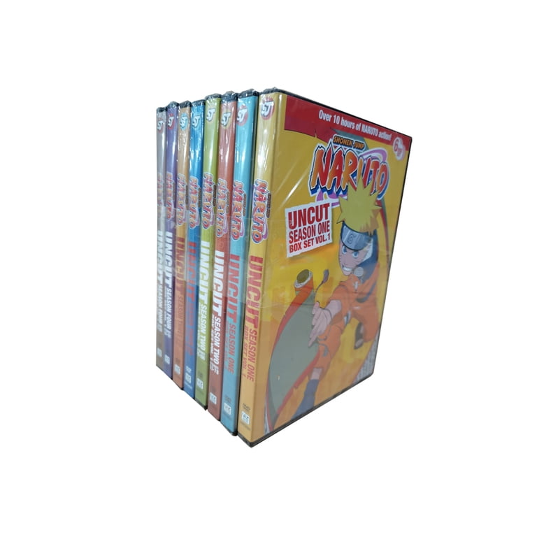 Naruto Uncut: Complete Series Seasons 1-4 220 Episodes (DVD