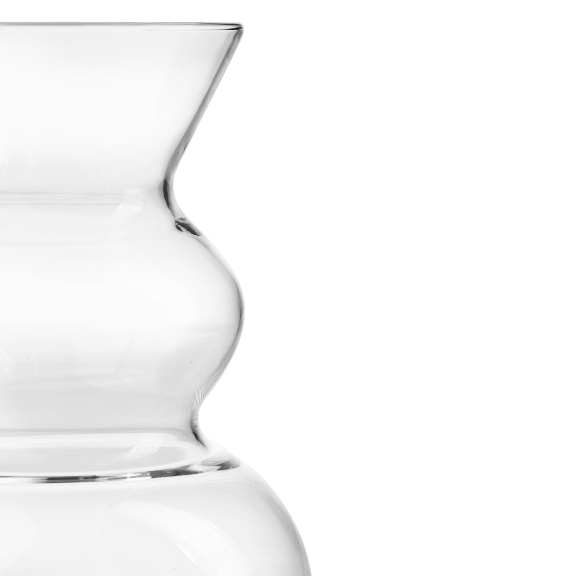 Libbey Clear Glass Jubilee Floral Vase, 9"