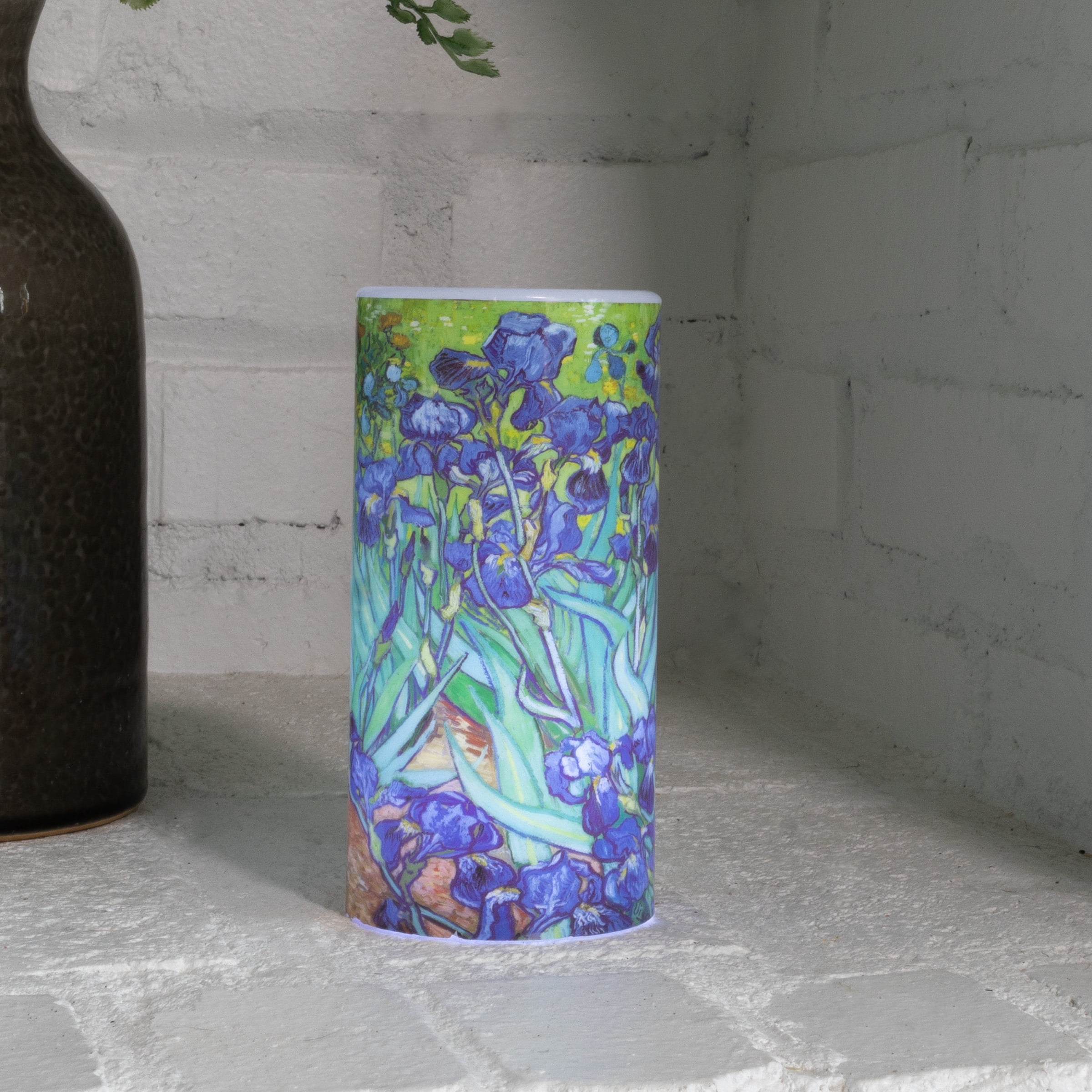 Lavish Home 2-Pack of Van Gogh Irises Flameless Candles with Remote
