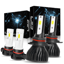 For GMC Sierra 2500HD 2015 LED Headlights Bulb High Low Beam Fog Light Set 4pack