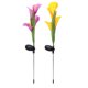 thumbnail image 2 of Lámpara de césped al aire libre con luz de flor de tierra estilo cala 4LED con energía solar para iluminación de jardín, 2 of 8