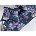 thumbnail image 2 of Floral Bed Runner Set, Astrology Inspired Universe Flower Pattern with Moon and Constellation Stars, Decorative Bedding Scarf & 2 Pillow Shams for Hotels Homes, King, Indigo Lavender, by Ambesonne, 2 of 3