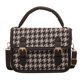 thumbnail image 2 of Bolso bandolera de pata de gallo de lana PU para mujer Bolso bandolera pequeño (café) Tmvgtek Para estrenar, 2 of 9