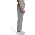 thumbnail image 3 of Infinity Men's Scrub Pants Modern Fit 6 Pockets Tapered Leg with Drawstring Plus Size CK200AS, 3XL Short, Grey, 3 of 6