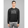 thumbnail image 2 of Chillin' Like A Villain Sweatshirt Men -Image by Shutterstock, Male 3X-Large, 2 of 4