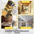 thumbnail image 3 of 2-in-1 Folding Hand Truck - 600LB Load Rating Convertible 2-Wheel Dolly Cart for Moving Heavy Loads in Warehouses, Offices & Homes, 3 of 7