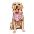 thumbnail image 5 of Naloa Cute Watermelon Flamingo Dog Bandanas 1PC Washable Triangle Dog Scarfs Premium Durable Fabric, for Small Medium Large Dogs and Cats, 5 of 6