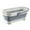 Grey, variant on Meitianfacai 17L/4.2 Gallon Collapsible Plastic Bucket, Foldable Mop Bucket Laundry Basket with Handle, Portable Water Pail Space-Saving Bucket for House Cleaning, Car Washing, Fishing, Camping