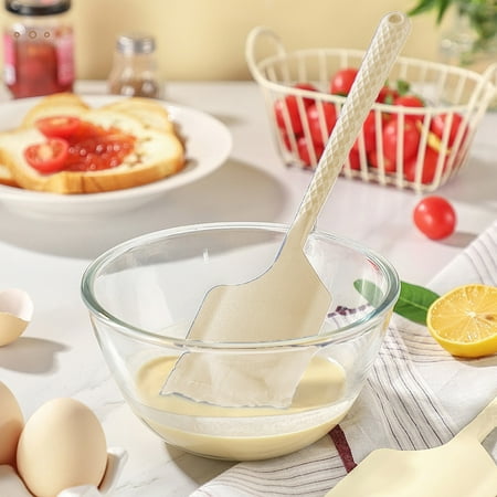 

Silicone Spatula Heat Resistant Non Stick Baking Tools All in One Mixing Scraper for Cakes Frosting Dishwasher Safe Kitchenware