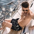 thumbnail image 2 of luoweisi Men's Beach Shorts Quick Dry Swim Trunks with Mesh Lining Skull XL, 2 of 5