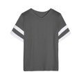 thumbnail image 5 of ECZHAW Womens Summer Tops,Womens Oversized Tshirts V Neck Tee Shirts Half Sleeve Loose Fit T Shirt Cotton Tunic Tops,, 5 of 5