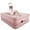 Pink, variant on Twin Air Mattress with Built-in Wireless Pump-Inflatable Bed for Camping&Guests,All Fabric Cooling Toppe,18"Gray,3 Minutes Inflation