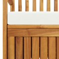 thumbnail image 5 of vidaXL Banc de Rangement avec Coussin 148 cm Bois d'Acacia Massif, 5 of 5