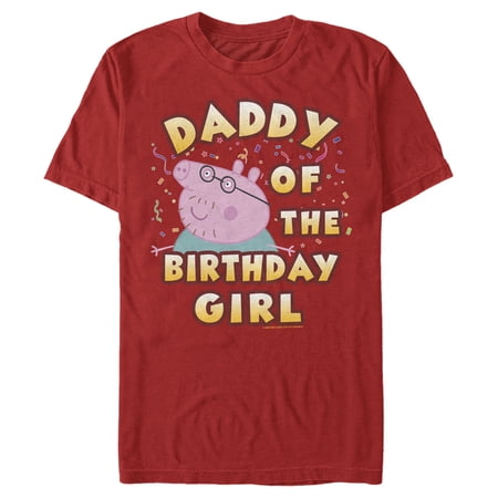 Men's Peppa Pig Daddy of the Birthday Girl Graphic T-Shirt