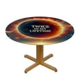 thumbnail image 3 of GOSMITH Twice in my Lifetime Table Cover - Round Tablecloth for Decoration and Protection White, 3 of 7
