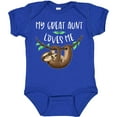 thumbnail image 3 of Inktastic My Great Aunt Loves Me Cute Sloth and Baby Boys or Girls Baby Bodysuit, 3 of 5