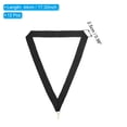 thumbnail image 2 of Uxcell 12 Pcs Polyester Striped Award Neck Ribbons with Snap Clips, Black, 2 of 7