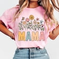 thumbnail image 3 of Floral Mama Tee – Mother's Day Wildflowers Polka Dots Shirt Sublimation Design, 3 of 5