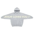 thumbnail image 4 of WOYY Boys Hoodie Fashion Letter Print Lined Hooded Sweatshirt, Sizes 13-14, 4 of 6