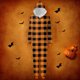 thumbnail image 1 of Family Halloween Pjs Matching Sets Halloween Print Long Sleeve Zippered One Piece Pajama Hooded Jumpsuit Winter Halloween Pjs Family Set, 1 of 5
