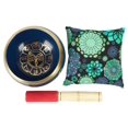 thumbnail image 2 of IBA Indianbeautifulart Tibetan Singing Bowl Musical Instrument For Meditation W/ Stick & Cushion Handcrafted In Nepal Bowl For Relaxation, Yoga & Spiritual Healing, 2 of 7