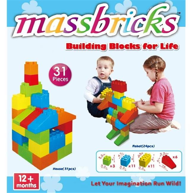 build your house building blocks play set