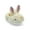 beige, variant on Women's Fluffy Rabbit Slippers With Floral Ears Plush Bunny Bedroom House Shoes Adult Cotton Cute Indoor Winter Non Slip Animal Slippers